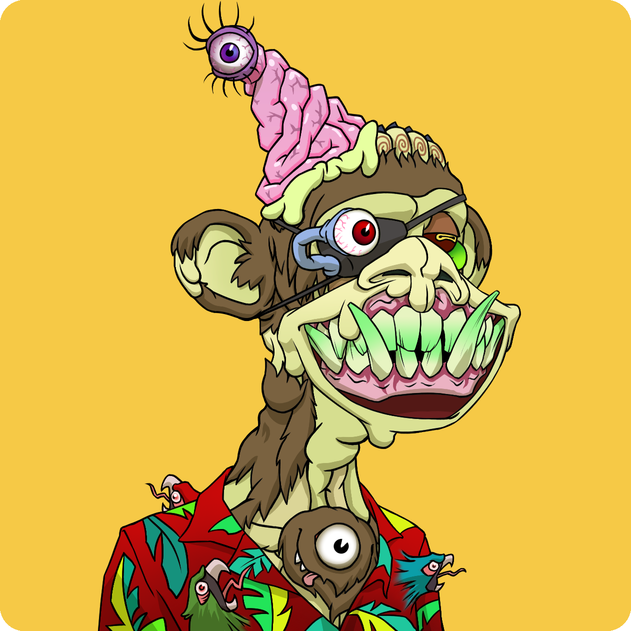 Yuga Labs - Mutant Ape Yacht Club - NFT # 1257