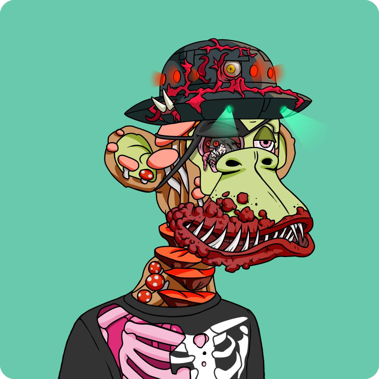 Yuga Labs - Mutant Ape Yacht Club - NFT # 21910