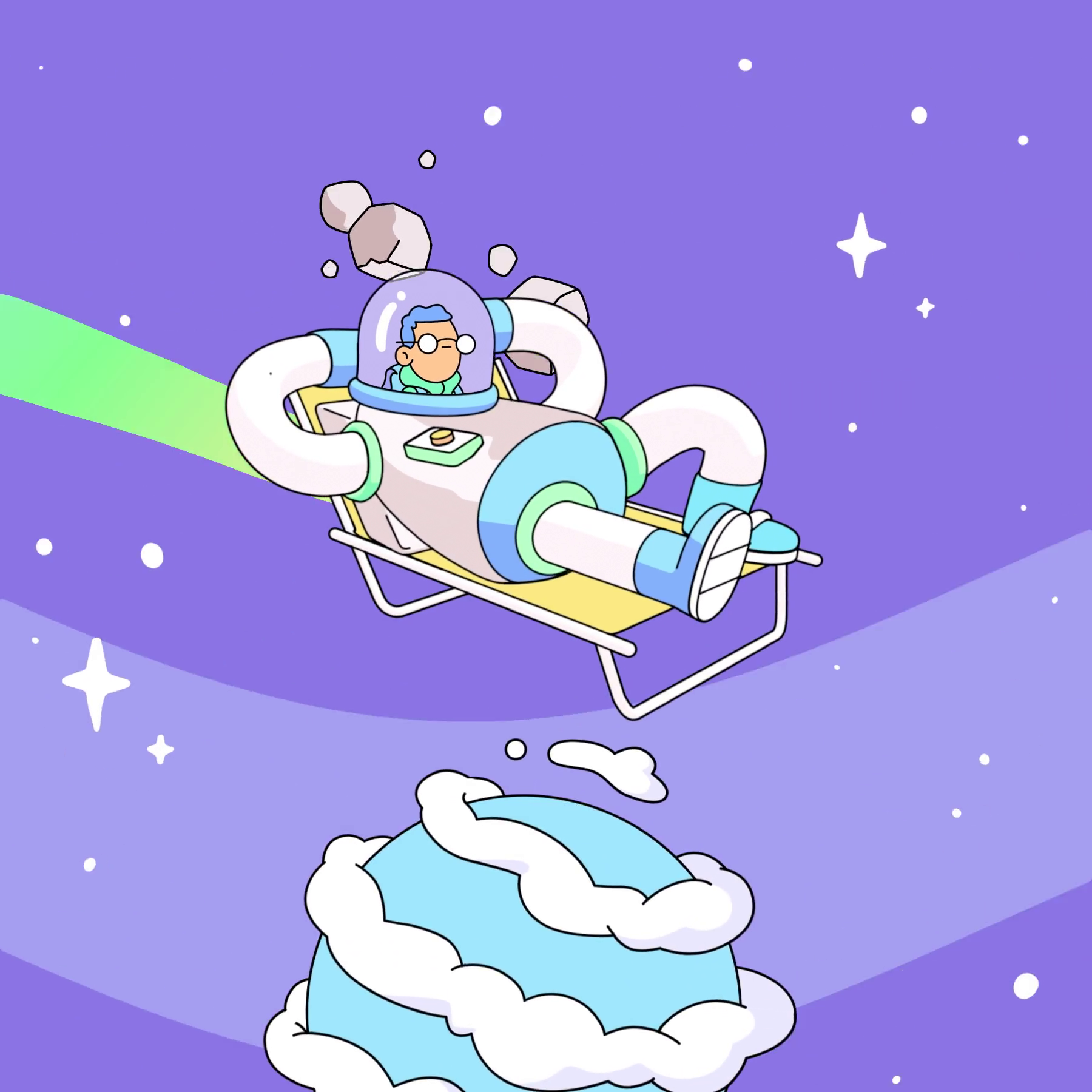 The Doodles Founders - Space Doodles - Space Doodle #100 - NFT # 100