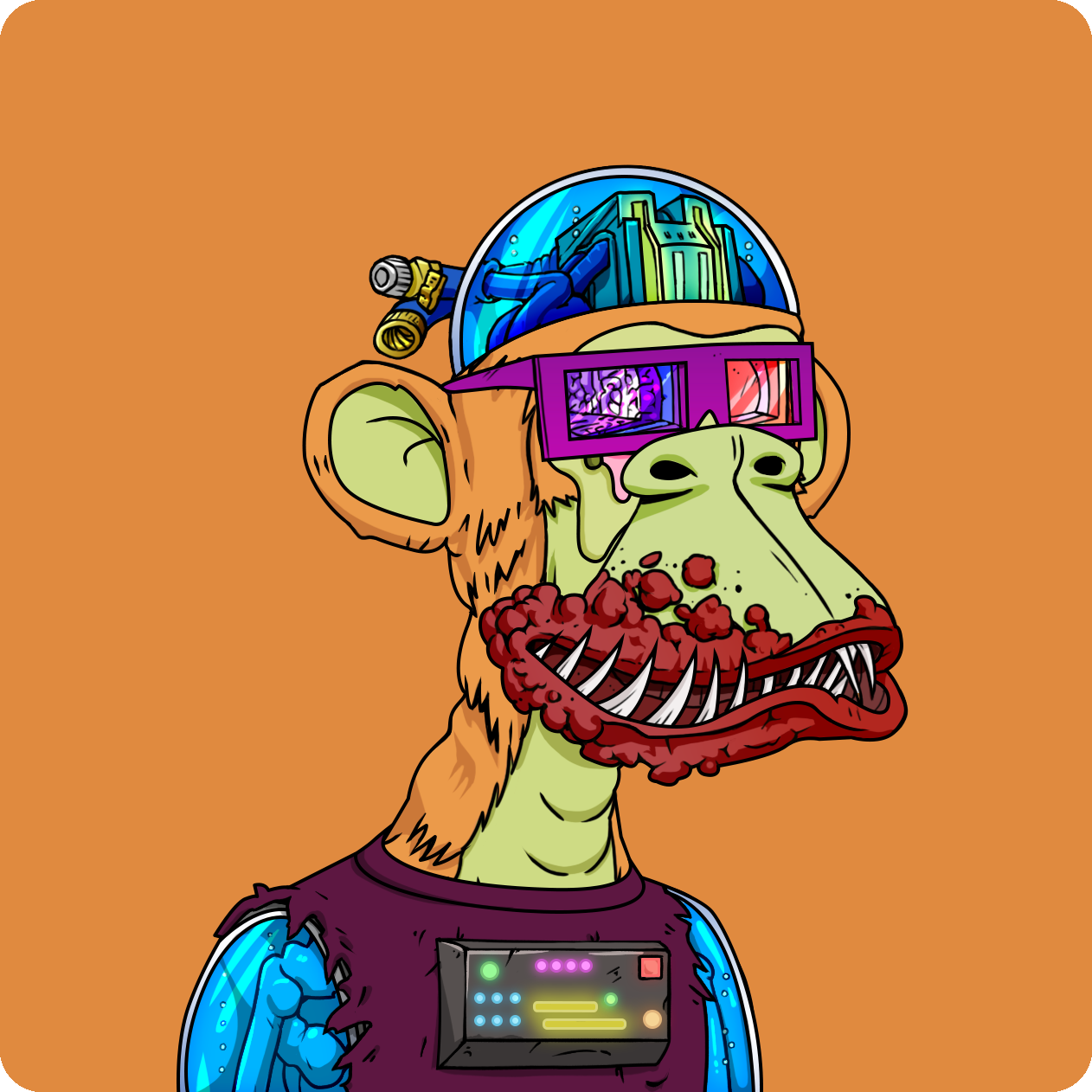 Yuga Labs - Mutant Ape Yacht Club - NFT # 12754