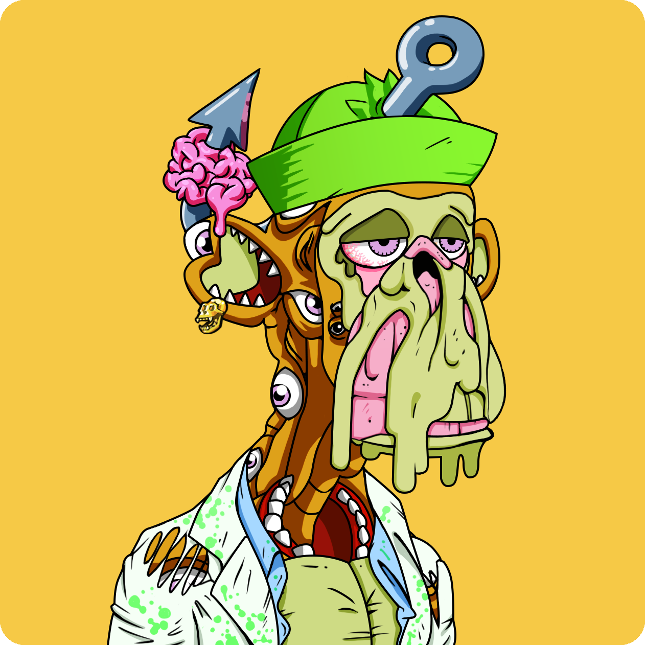 Yuga Labs - Mutant Ape Yacht Club - NFT # 1451