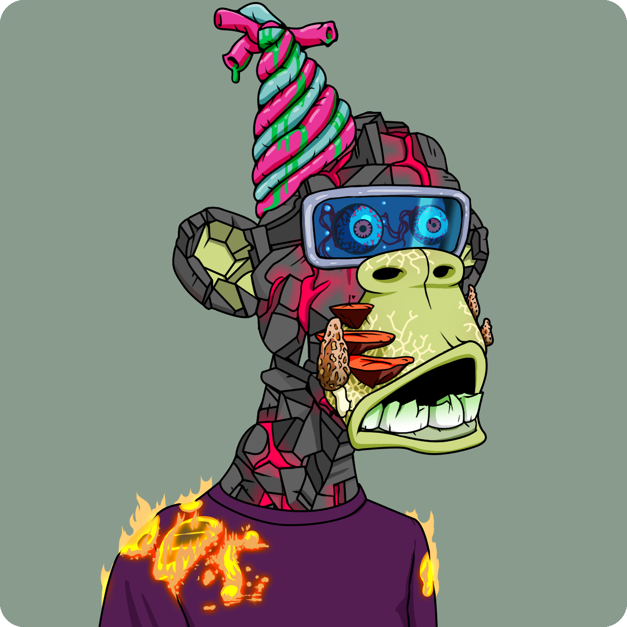 Yuga Labs - Mutant Ape Yacht Club - NFT # 4909