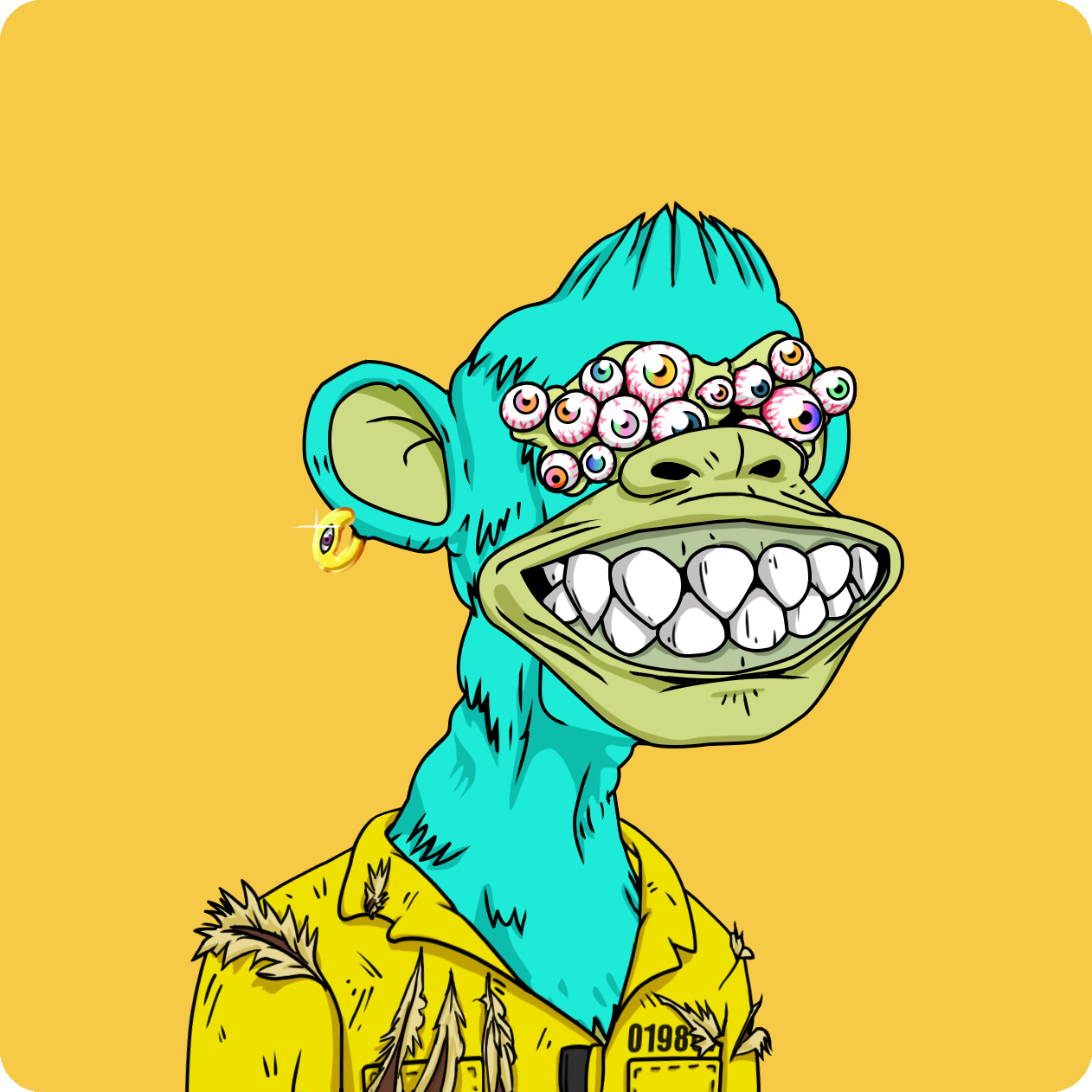 Yuga Labs - Mutant Ape Yacht Club - NFT # 17244