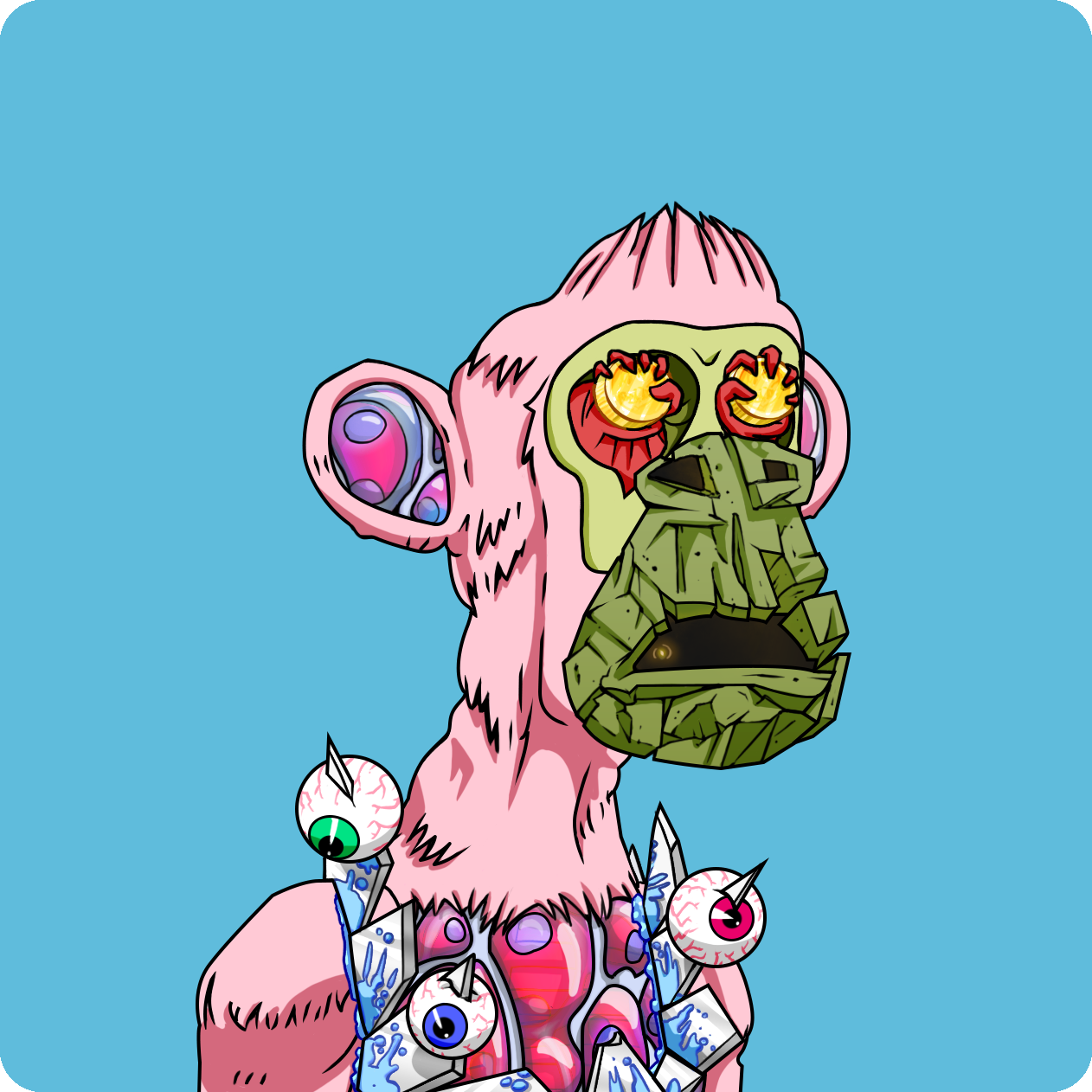 Yuga Labs - Mutant Ape Yacht Club - NFT # 17358