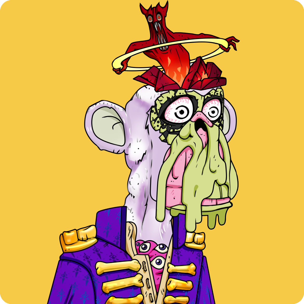 Yuga Labs - Mutant Ape Yacht Club - NFT # 3790