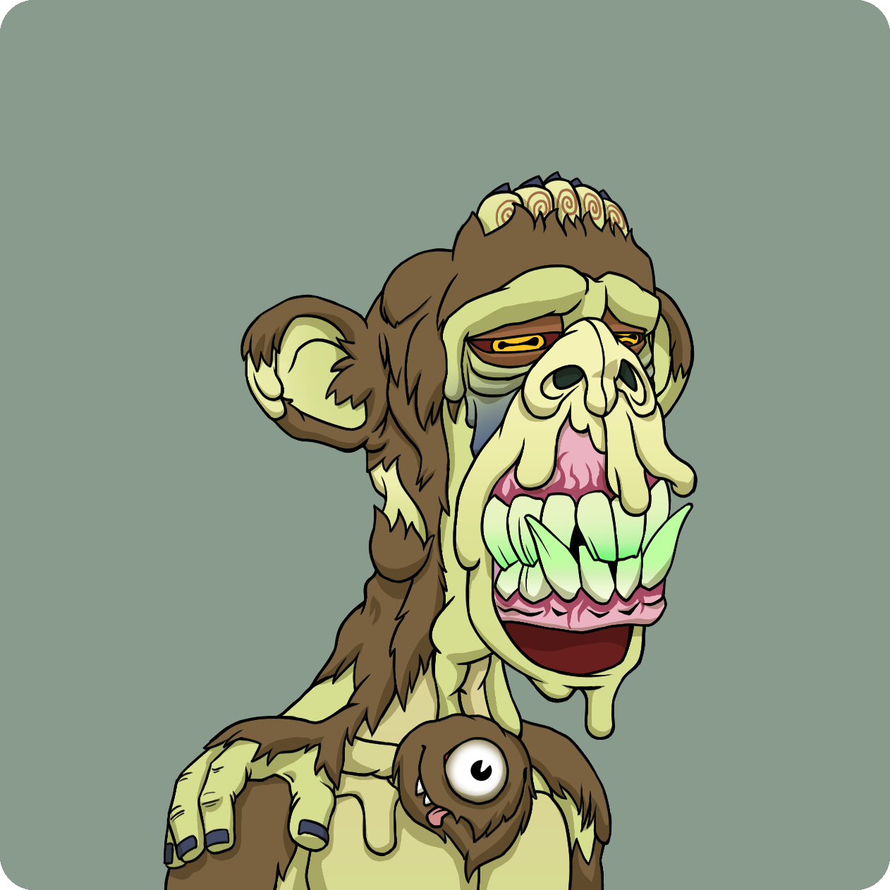 Yuga Labs - Mutant Ape Yacht Club - NFT # 12563