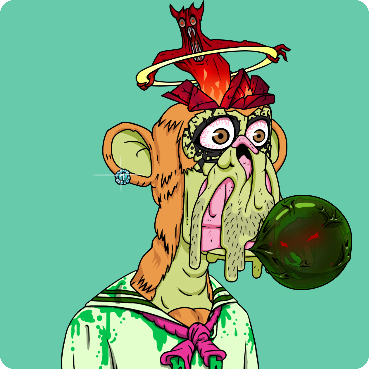 Yuga Labs - Mutant Ape Yacht Club - NFT # 3133