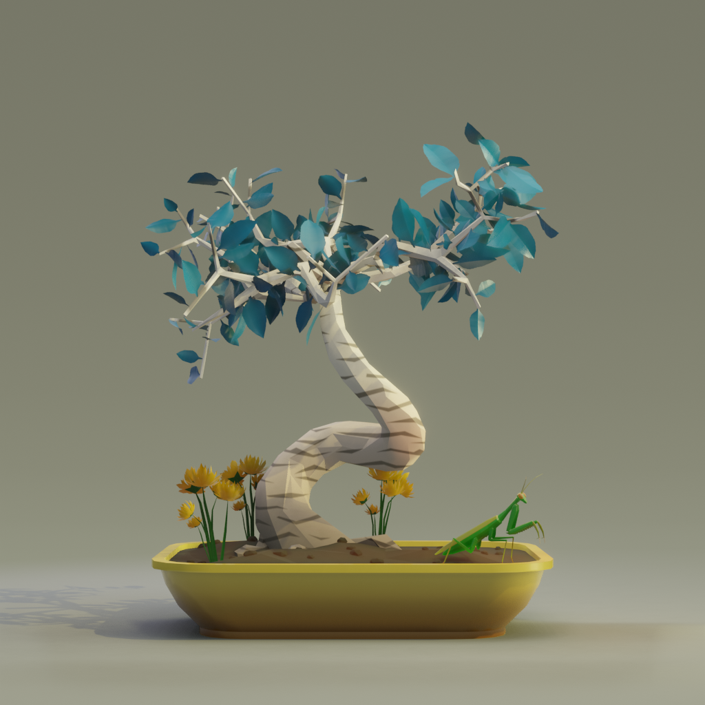 ZENFT Garden Society - Bonsai - Bonsai #8740 - NFT # 8740