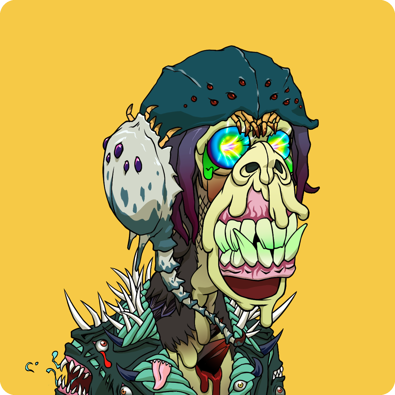 Yuga Labs - Mutant Ape Yacht Club - NFT # 9095