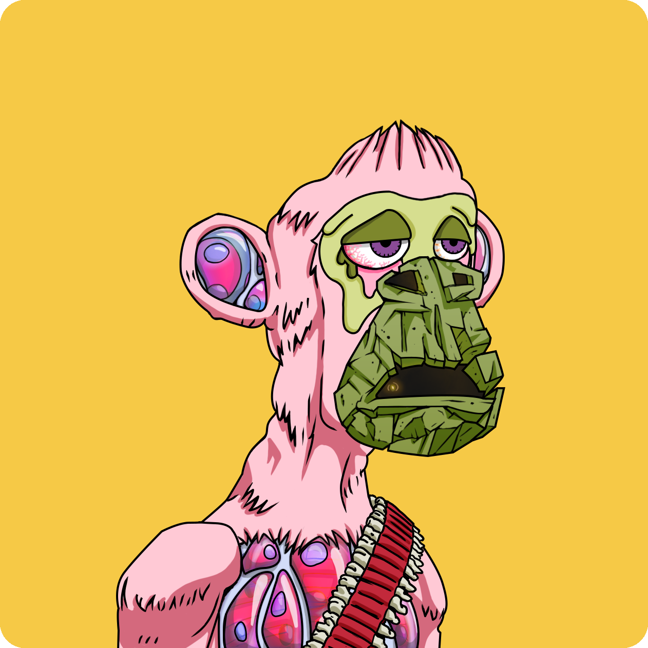 Yuga Labs - Mutant Ape Yacht Club - NFT # 4132