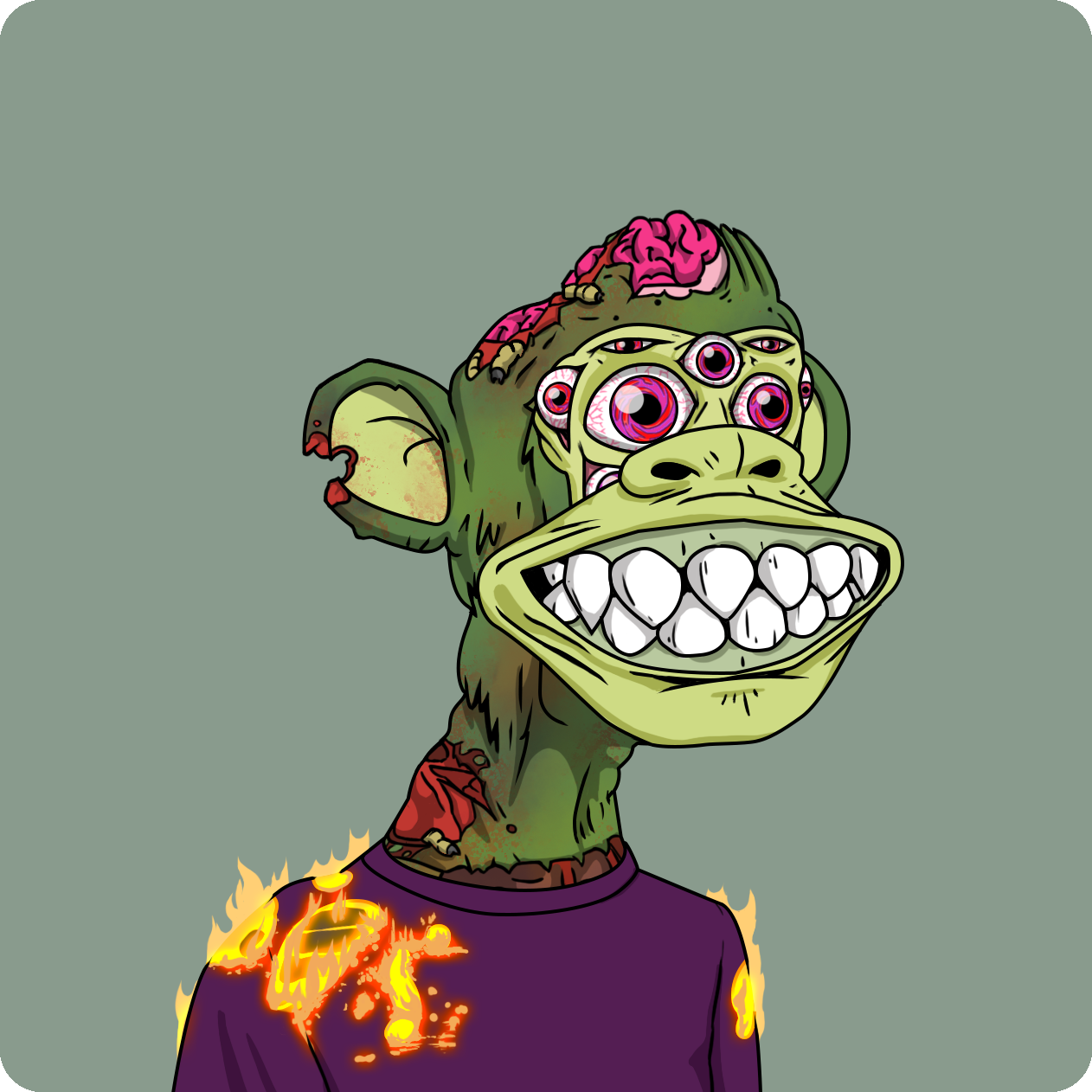 Yuga Labs - Mutant Ape Yacht Club - NFT # 4987