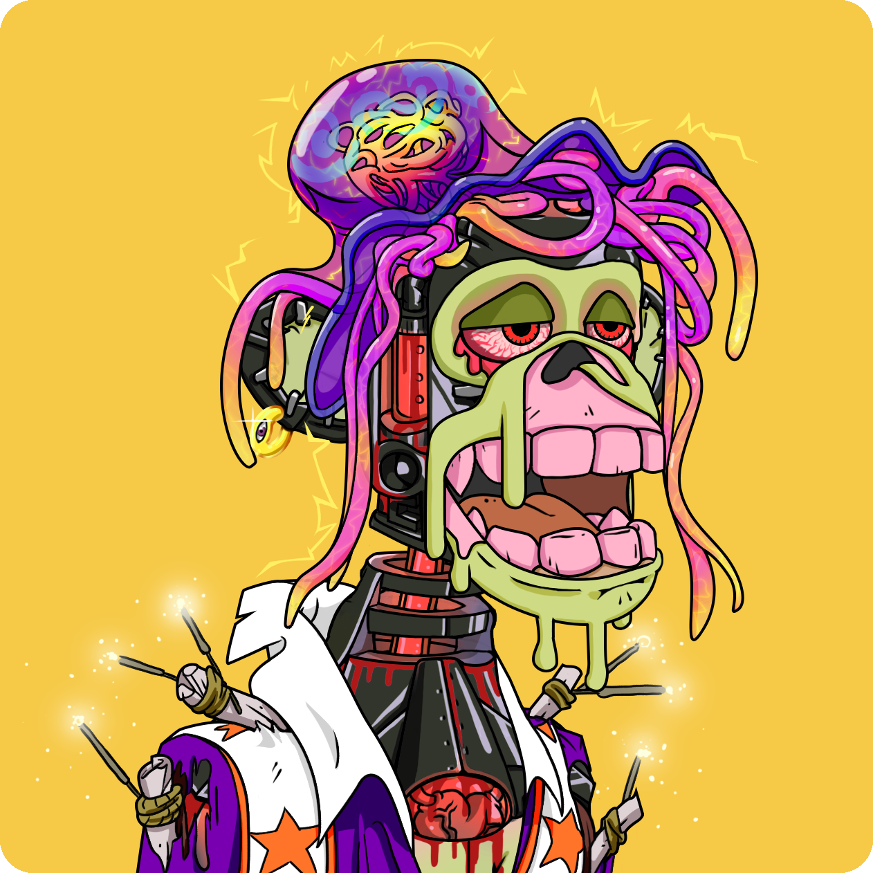 Yuga Labs - Mutant Ape Yacht Club - NFT # 3866