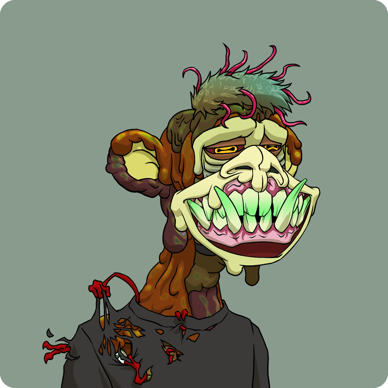 Yuga Labs - Mutant Ape Yacht Club - NFT # 8186