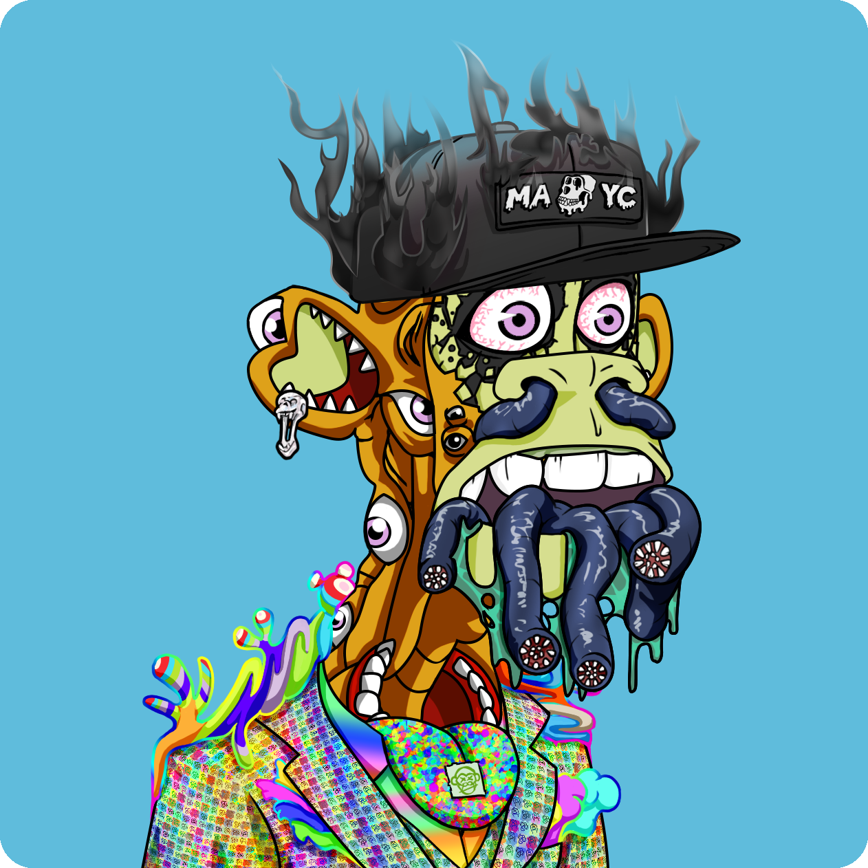 Yuga Labs - Mutant Ape Yacht Club - NFT # 8866