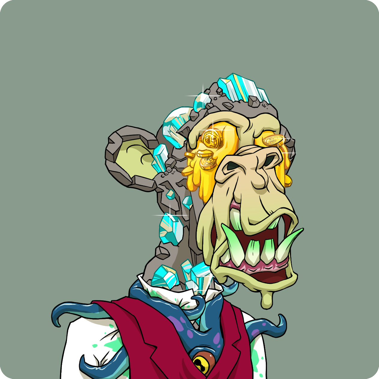 Yuga Labs - Mutant Ape Yacht Club - NFT # 2494