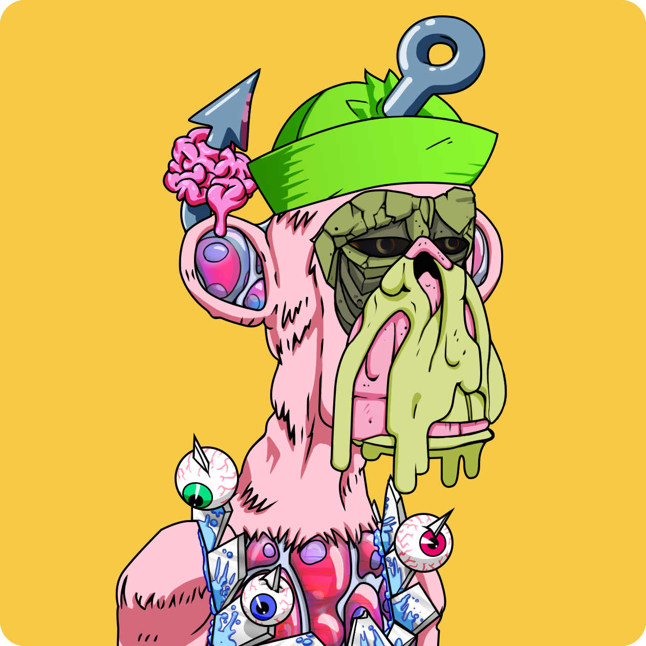 Yuga Labs - Mutant Ape Yacht Club - NFT # 19776