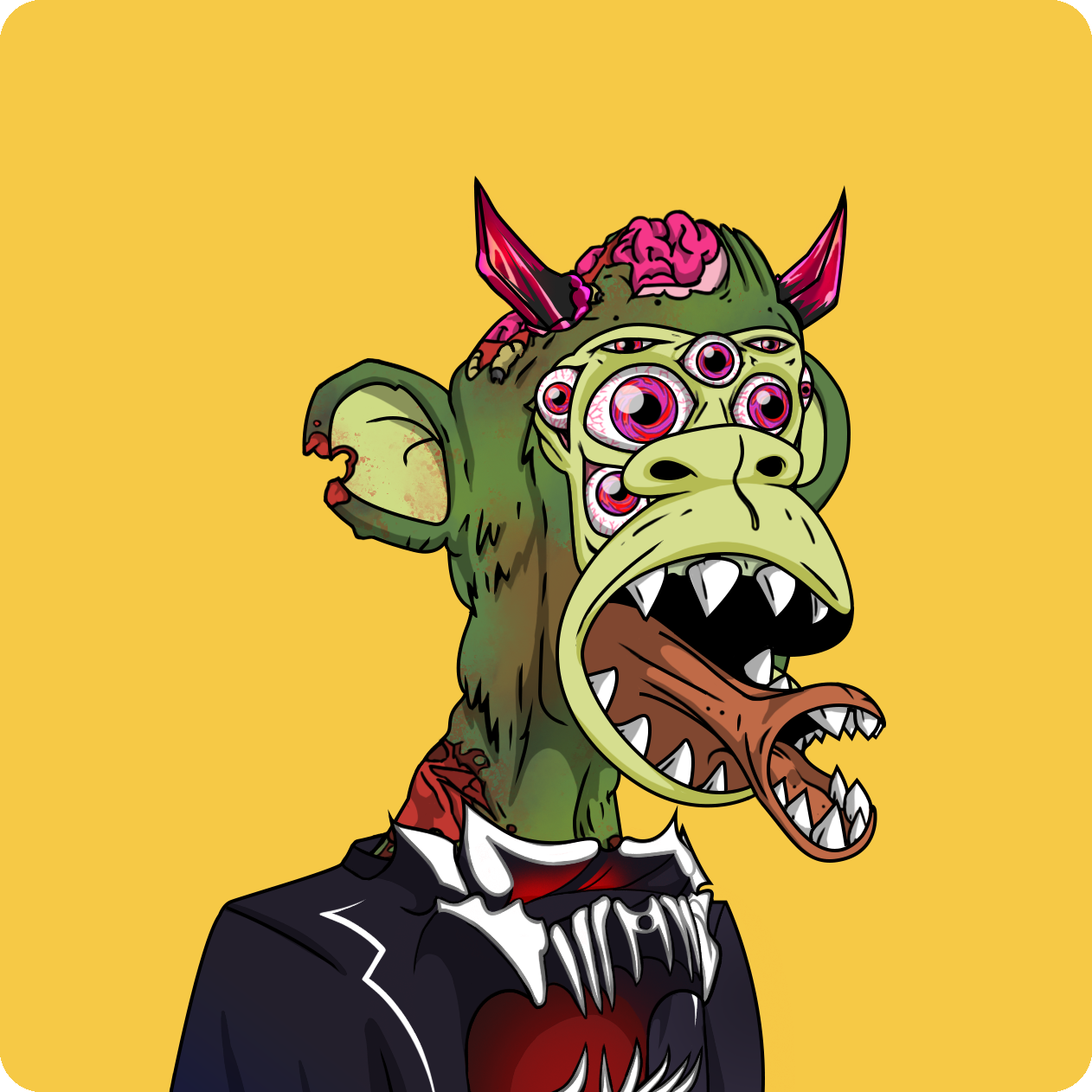 Yuga Labs - Mutant Ape Yacht Club - NFT # 3542