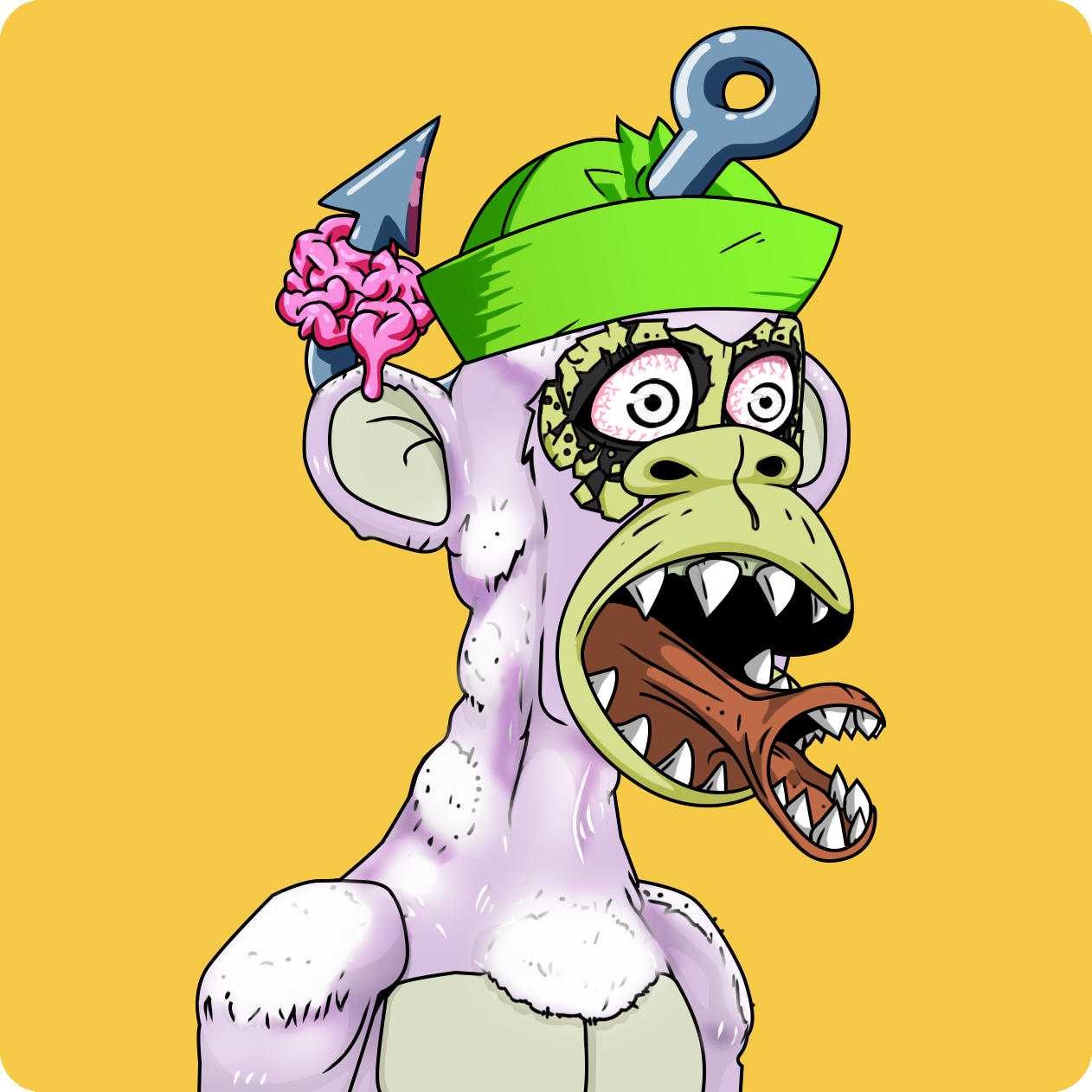 Yuga Labs - Mutant Ape Yacht Club - NFT # 21008