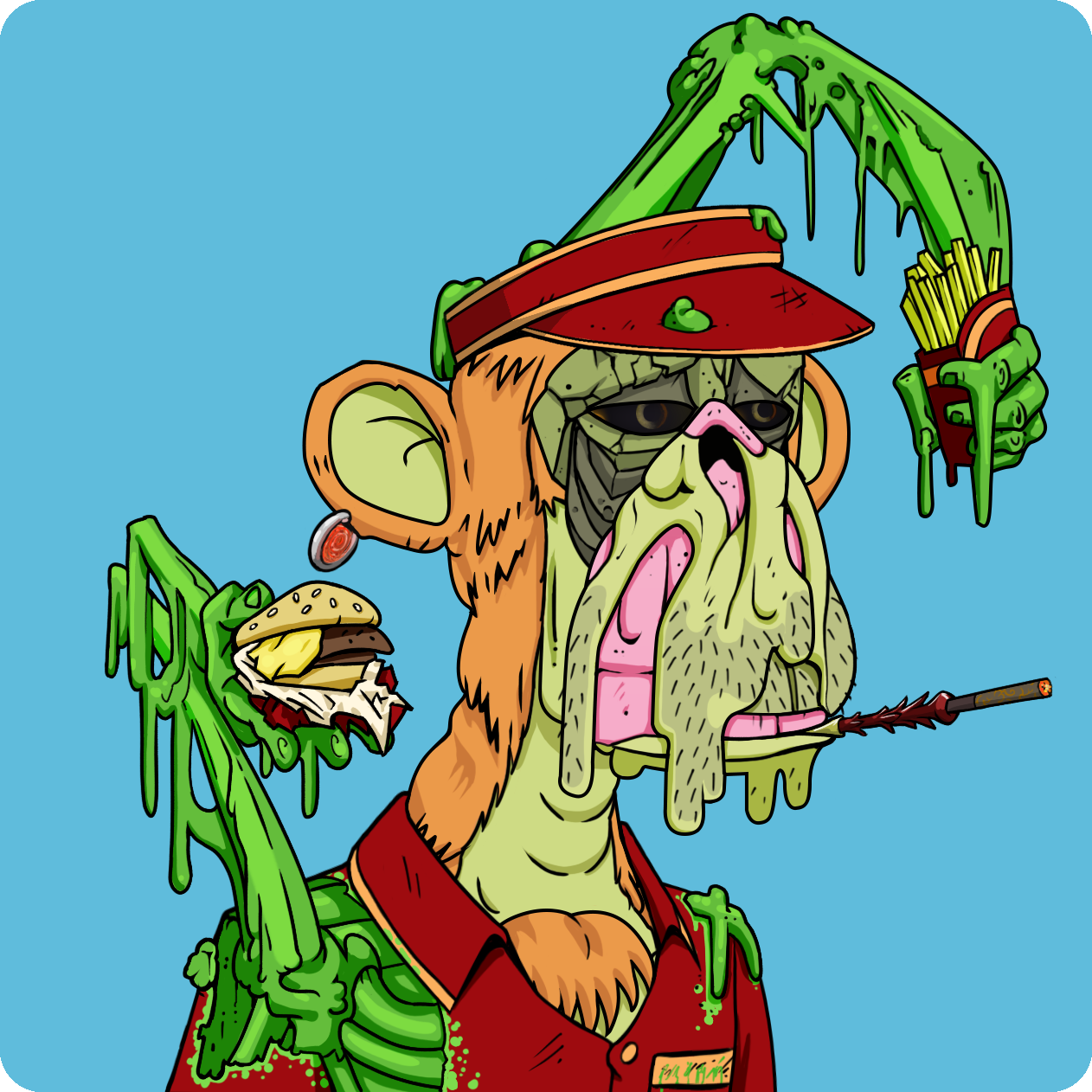 Yuga Labs - Mutant Ape Yacht Club - NFT # 3821