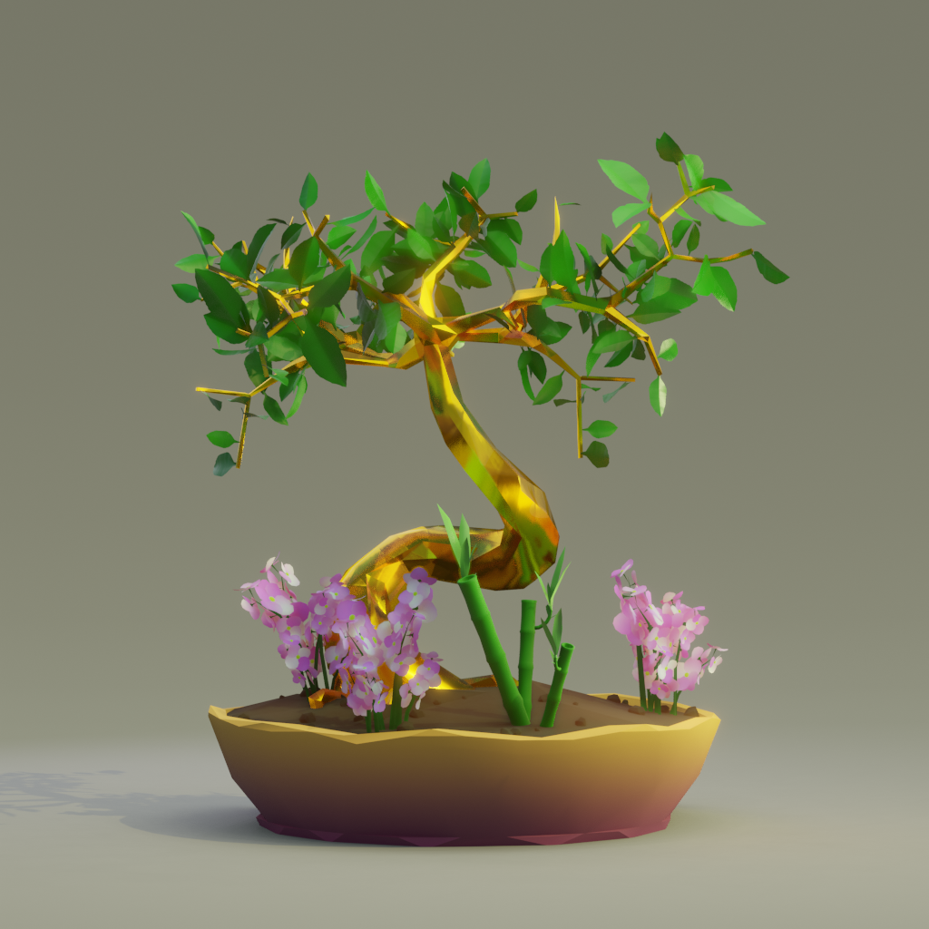 ZENFT Garden Society - Bonsai - Bonsai #8624 - NFT # 8624