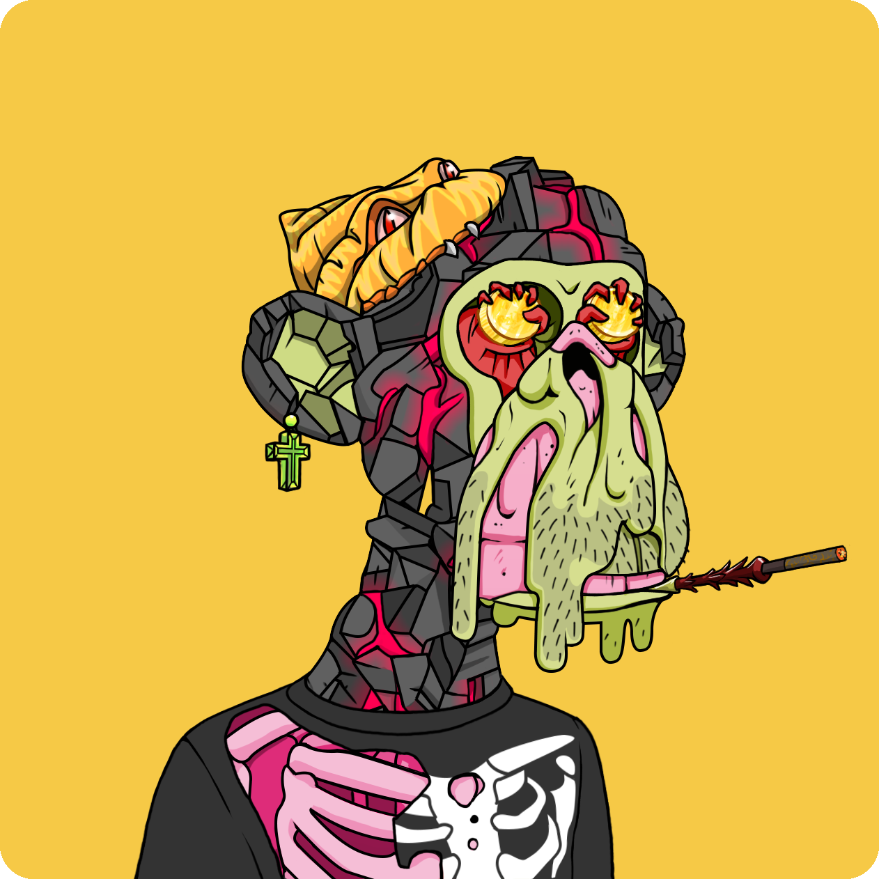 Yuga Labs - Mutant Ape Yacht Club - NFT # 4607