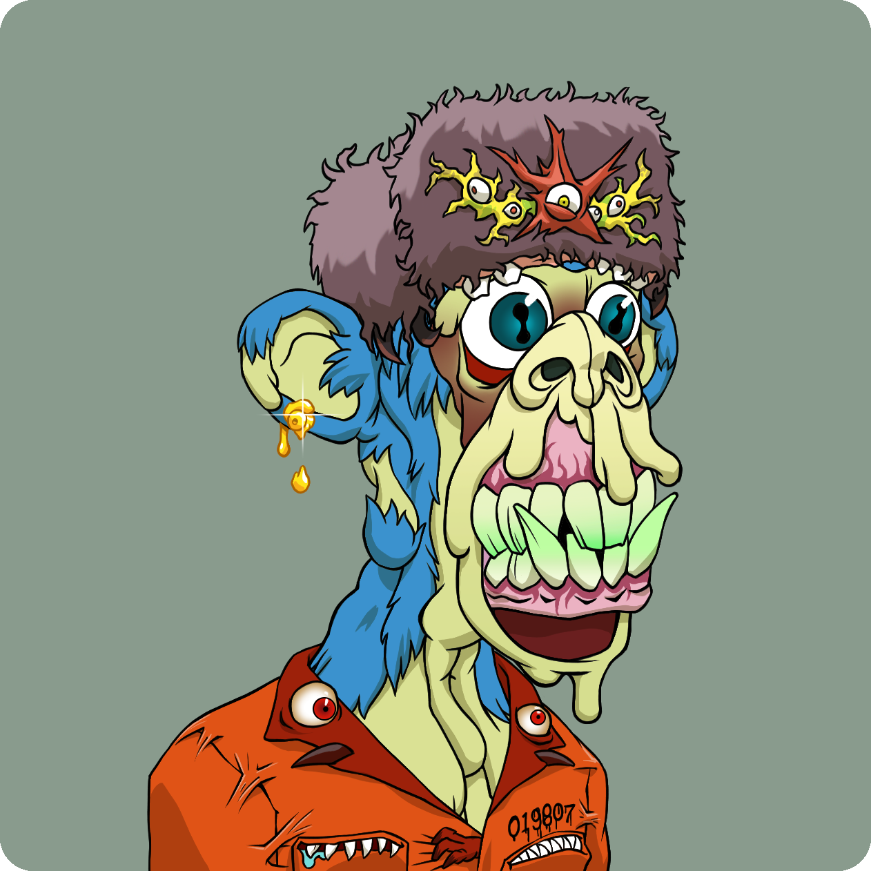 Yuga Labs - Mutant Ape Yacht Club - NFT # 8882