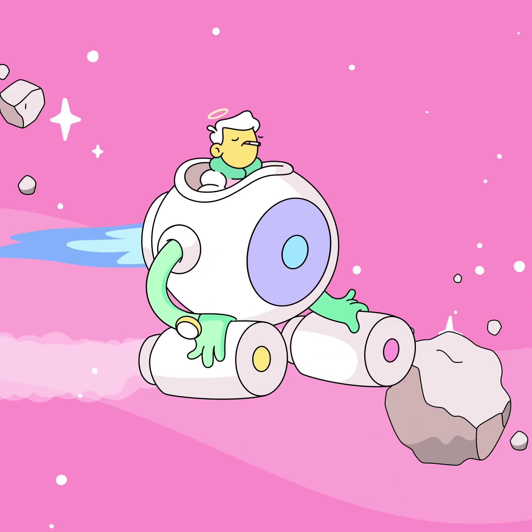 The Doodles Founders - Space Doodles - Space Doodle #9977 - NFT # 9977