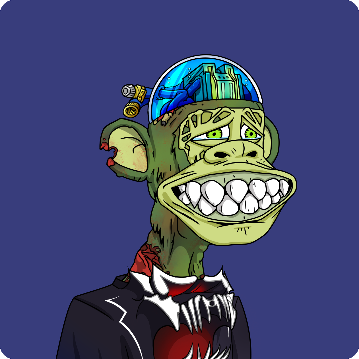 Yuga Labs - Mutant Ape Yacht Club - NFT # 334