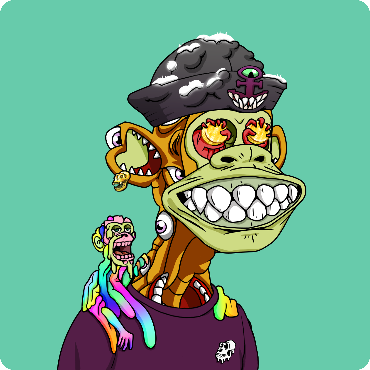 Yuga Labs - Mutant Ape Yacht Club - NFT # 15692