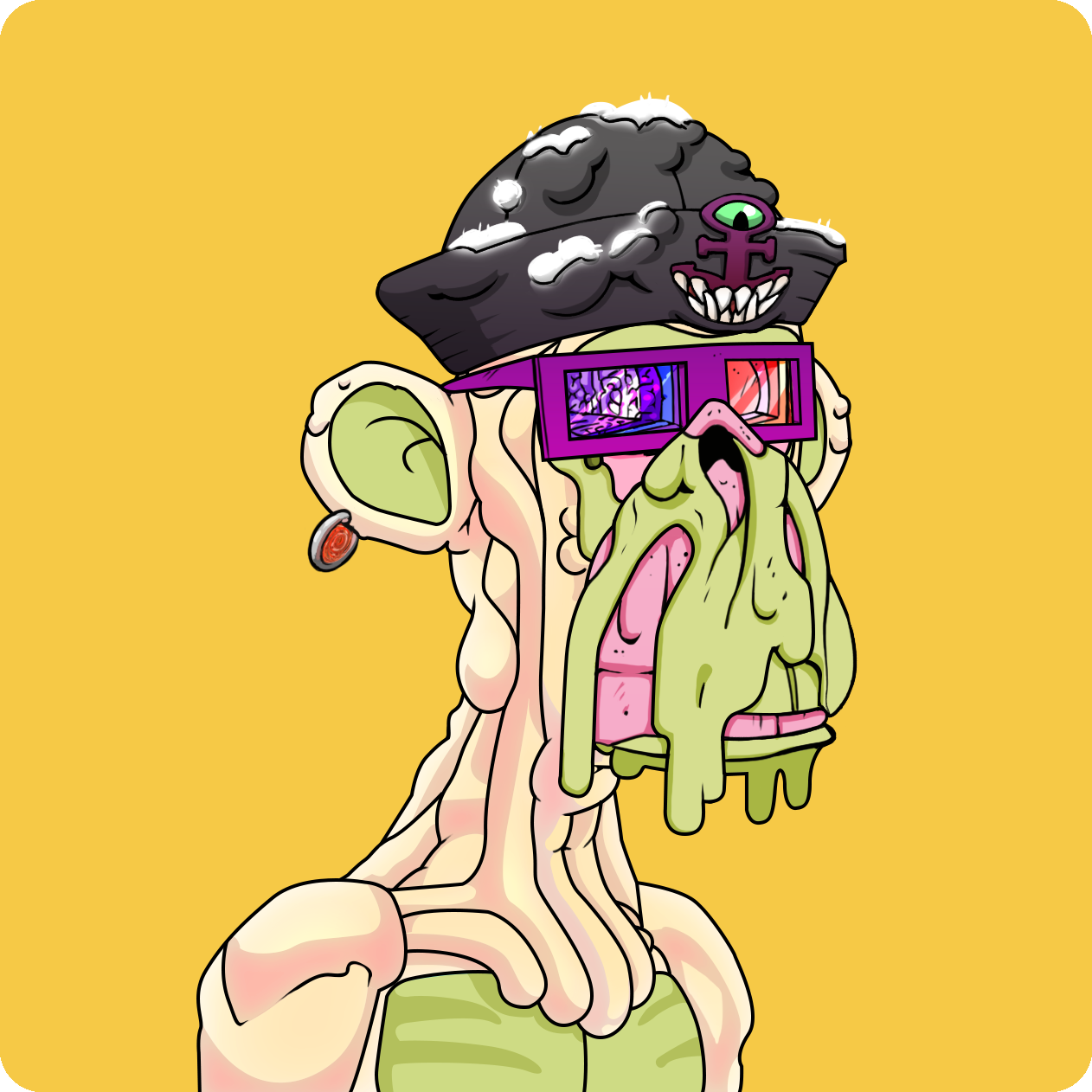 Yuga Labs - Mutant Ape Yacht Club - NFT # 2154