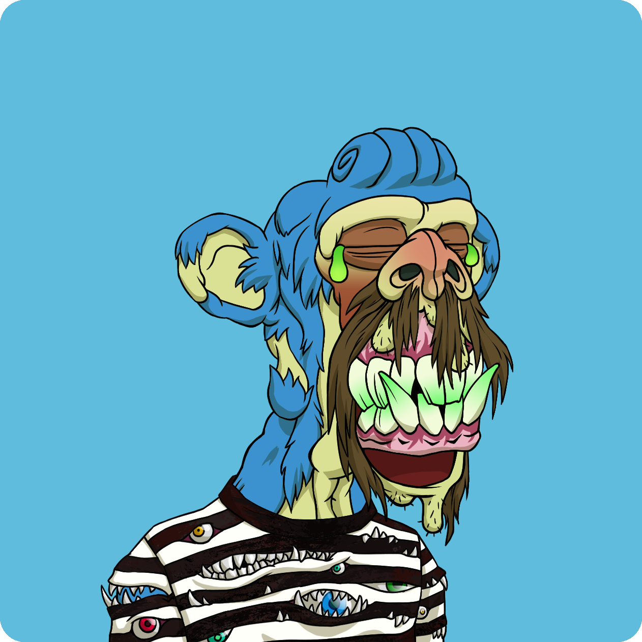 Yuga Labs - Mutant Ape Yacht Club - NFT # 3598