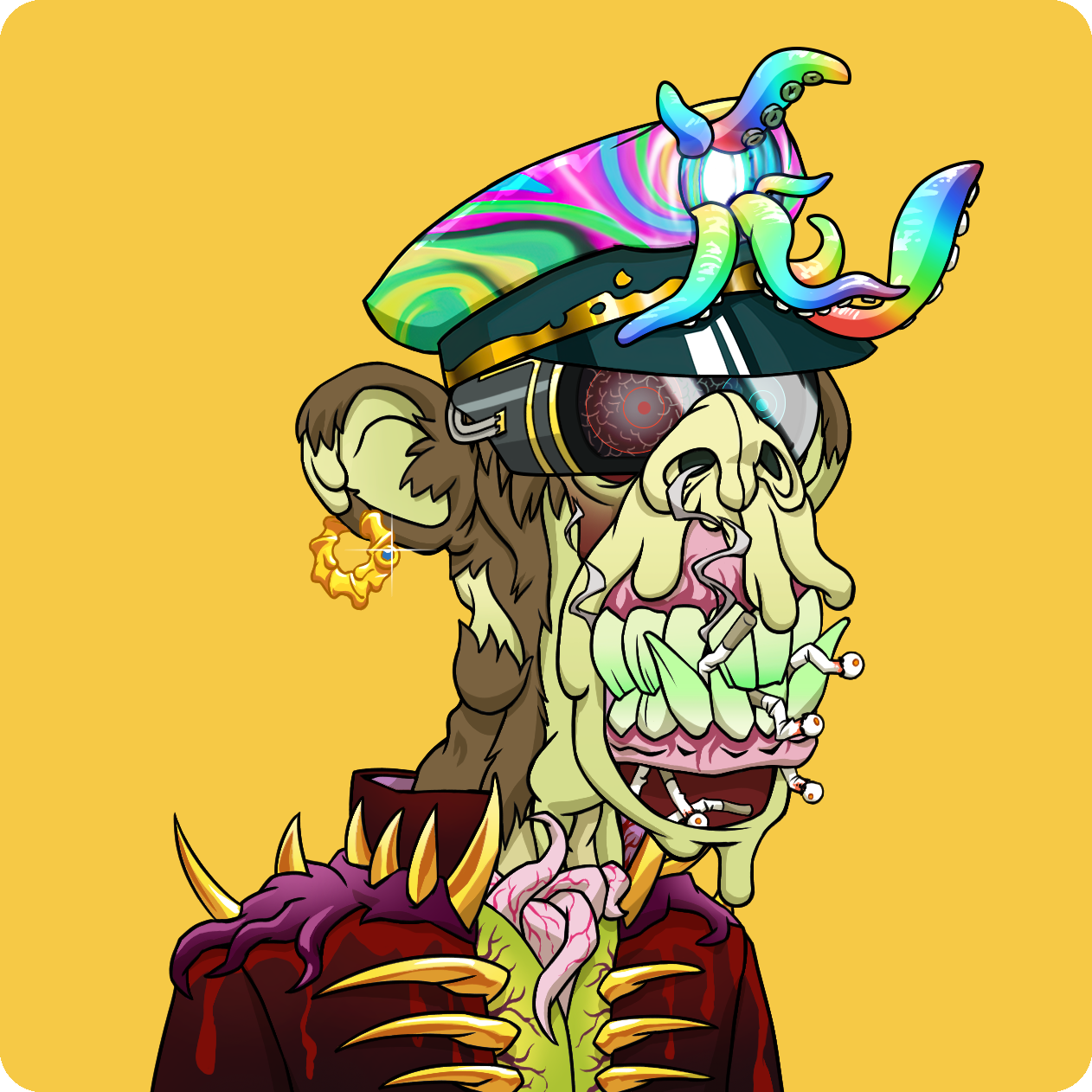 Yuga Labs - Mutant Ape Yacht Club - NFT # 25163