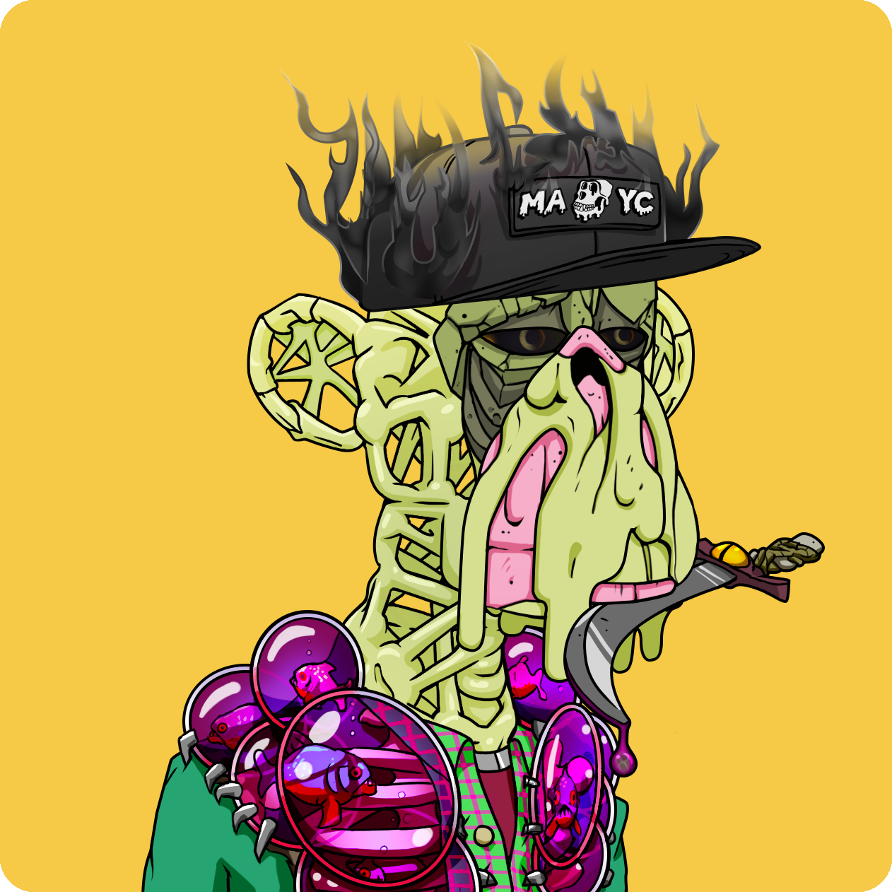 Yuga Labs - Mutant Ape Yacht Club - NFT # 3607