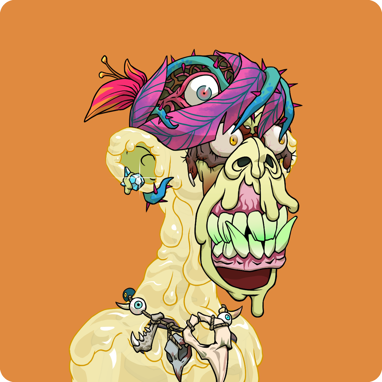 Yuga Labs - Mutant Ape Yacht Club - NFT # 105