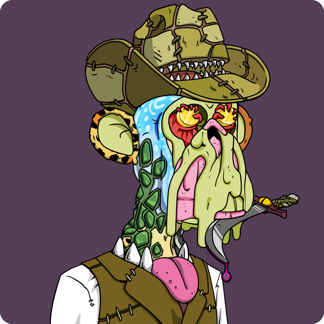 Yuga Labs - Mutant Ape Yacht Club - NFT # 6044