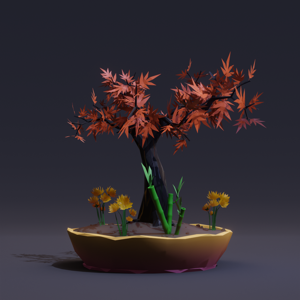 ZENFT Garden Society - Bonsai - Bonsai #8672 - NFT # 8672