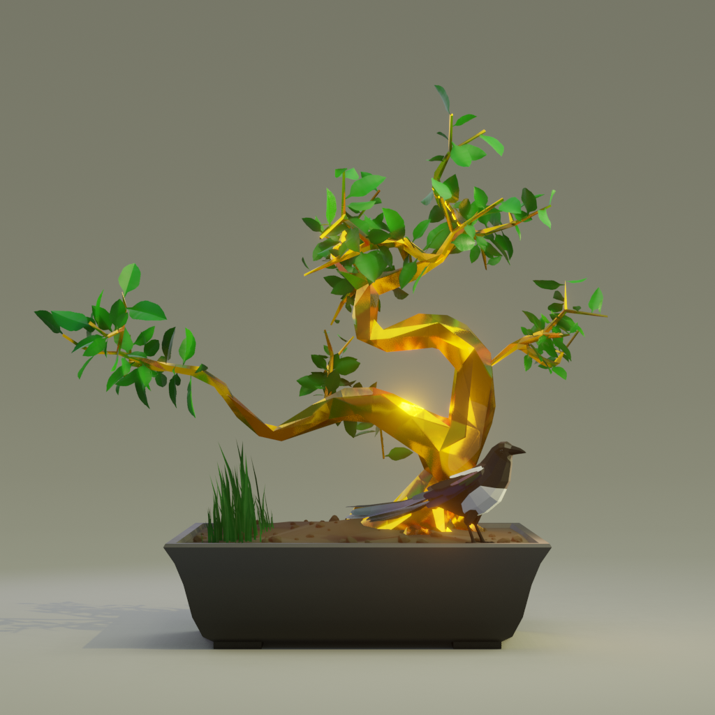 ZENFT Garden Society - Bonsai - Bonsai #8298 - NFT # 8298