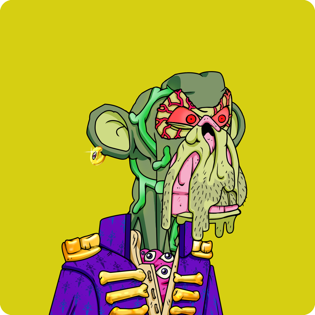 Yuga Labs - Mutant Ape Yacht Club - NFT # 1018