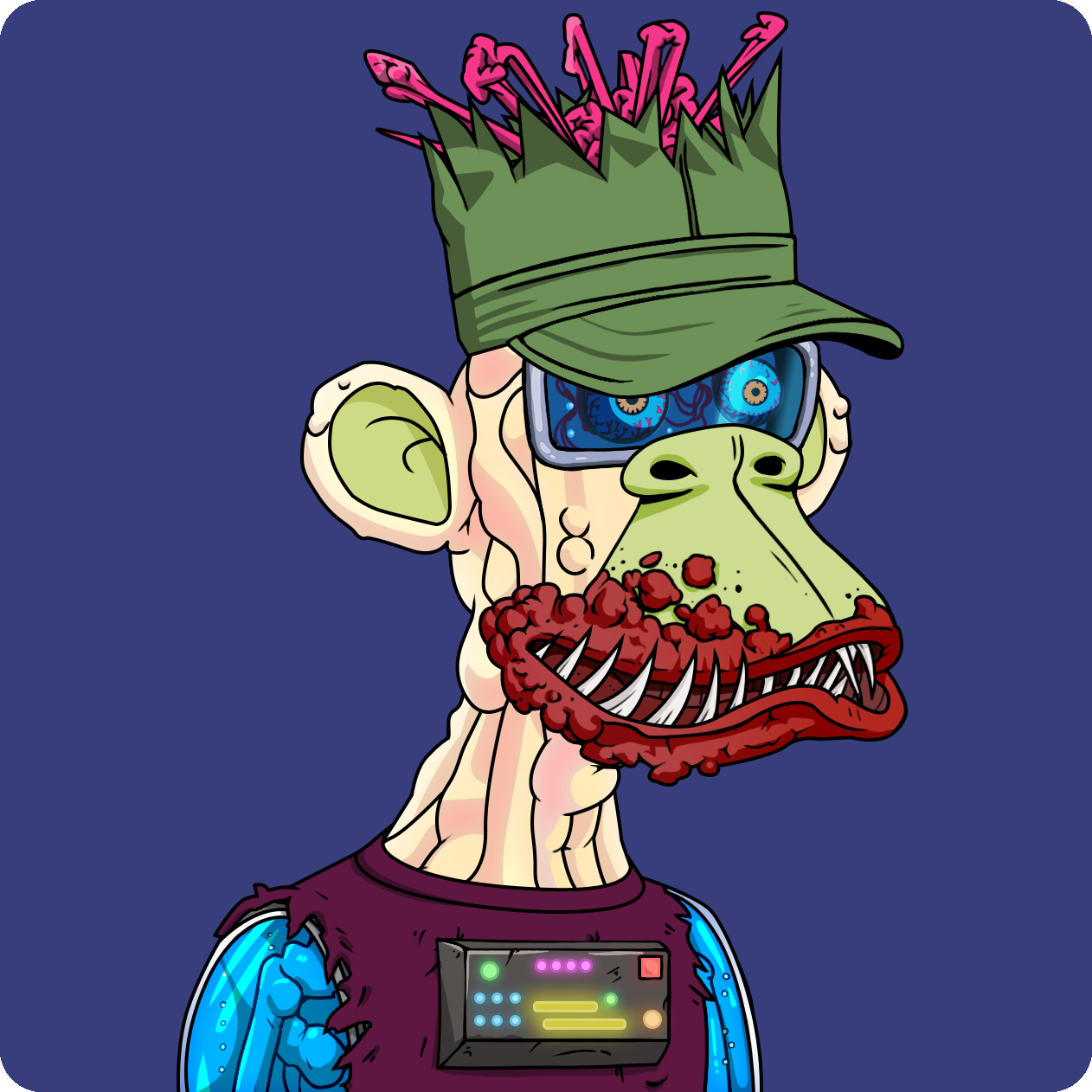 Yuga Labs - Mutant Ape Yacht Club - NFT # 3795