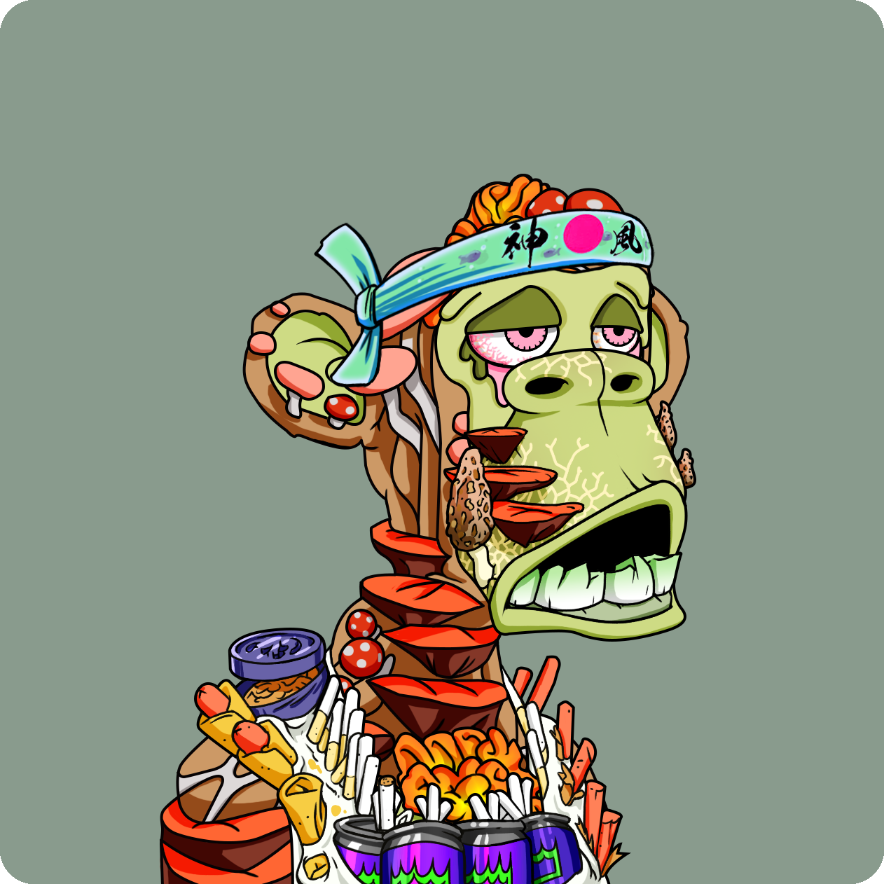 Yuga Labs - Mutant Ape Yacht Club - NFT # 44