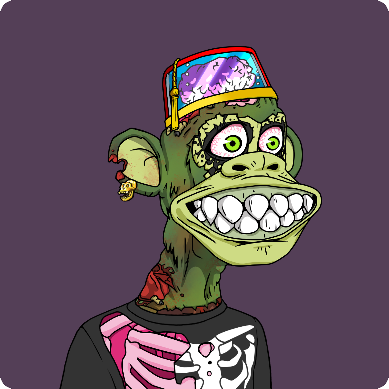 Yuga Labs - Mutant Ape Yacht Club - NFT # 1268