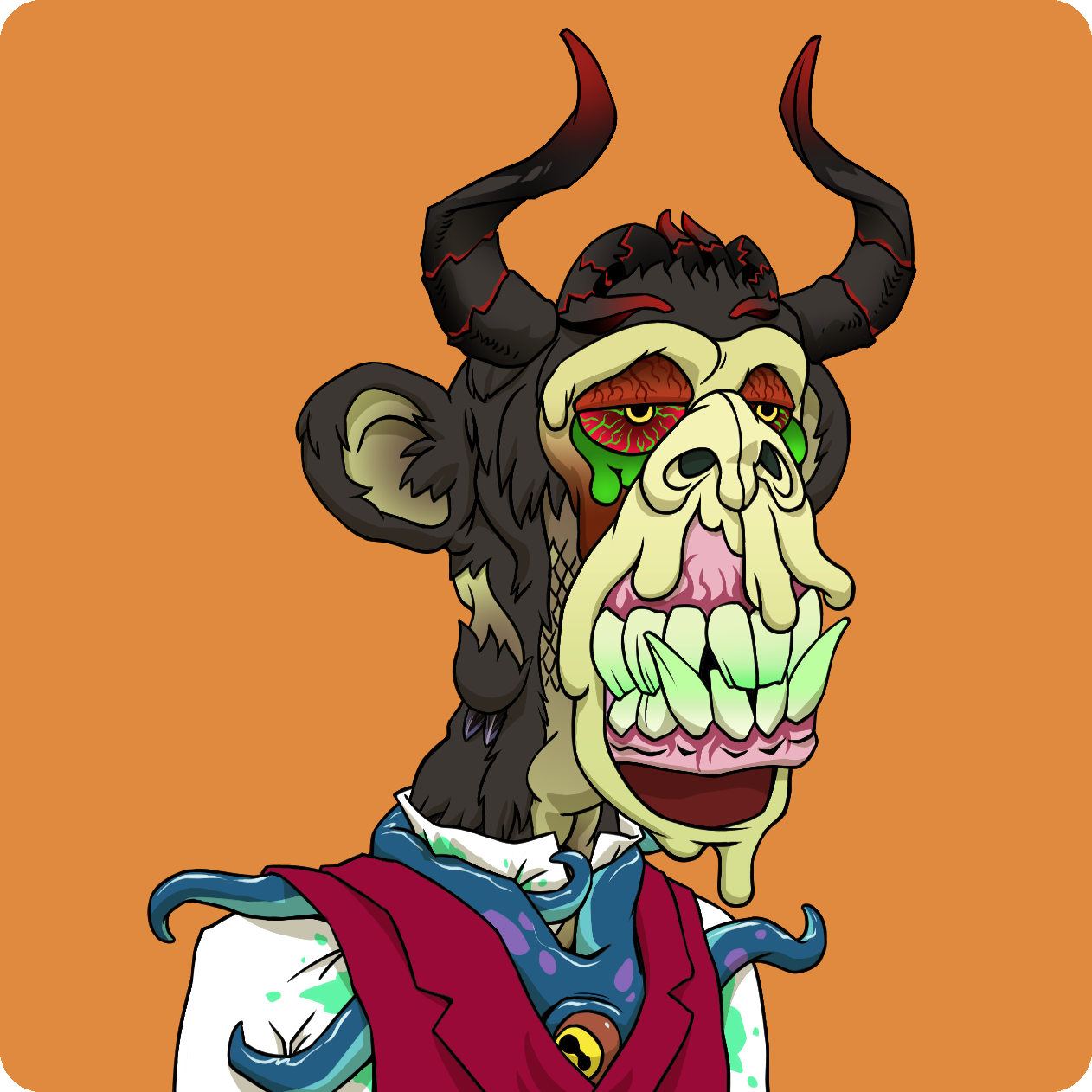 Yuga Labs - Mutant Ape Yacht Club - NFT # 2262