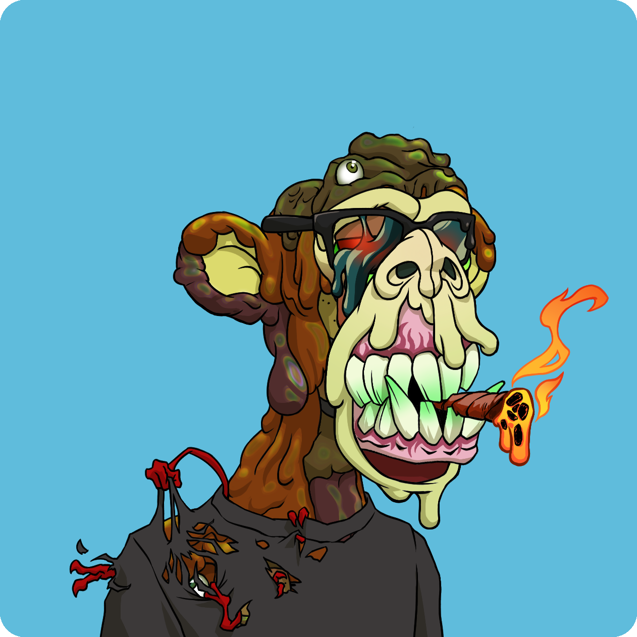 Yuga Labs - Mutant Ape Yacht Club - NFT # 4834