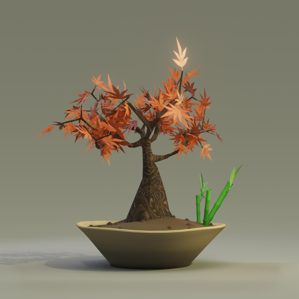 ZENFT Garden Society - Bonsai - Bonsai #8738 - NFT # 8738