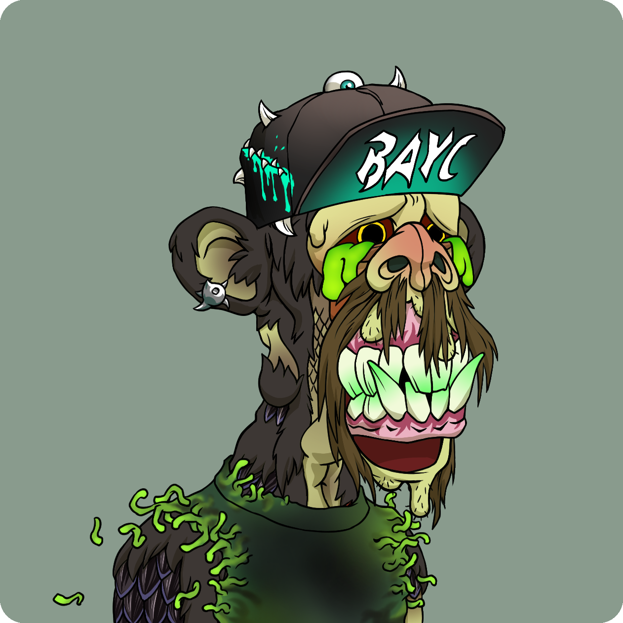 Yuga Labs - Mutant Ape Yacht Club - NFT # 17593