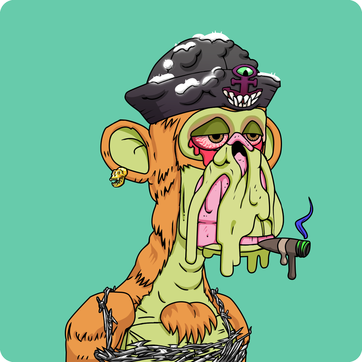 Yuga Labs - Mutant Ape Yacht Club - NFT # 8255