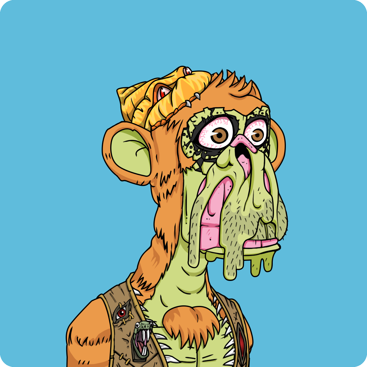 Yuga Labs - Mutant Ape Yacht Club - NFT # 3195