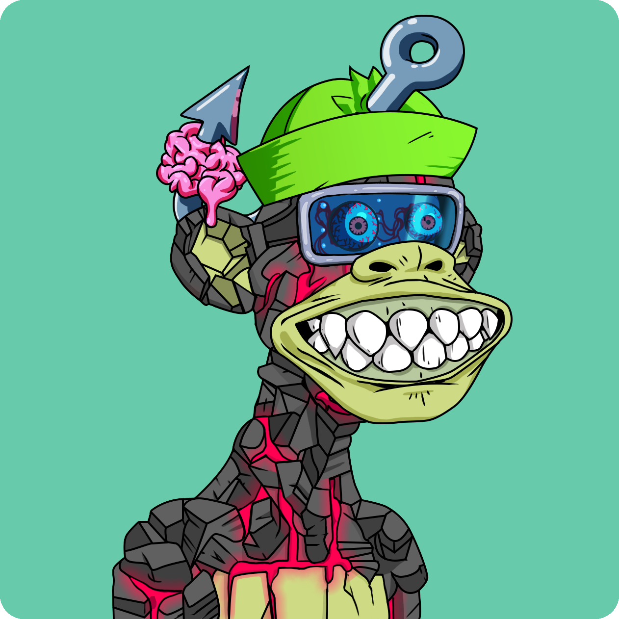 Yuga Labs - Mutant Ape Yacht Club - NFT # 3921