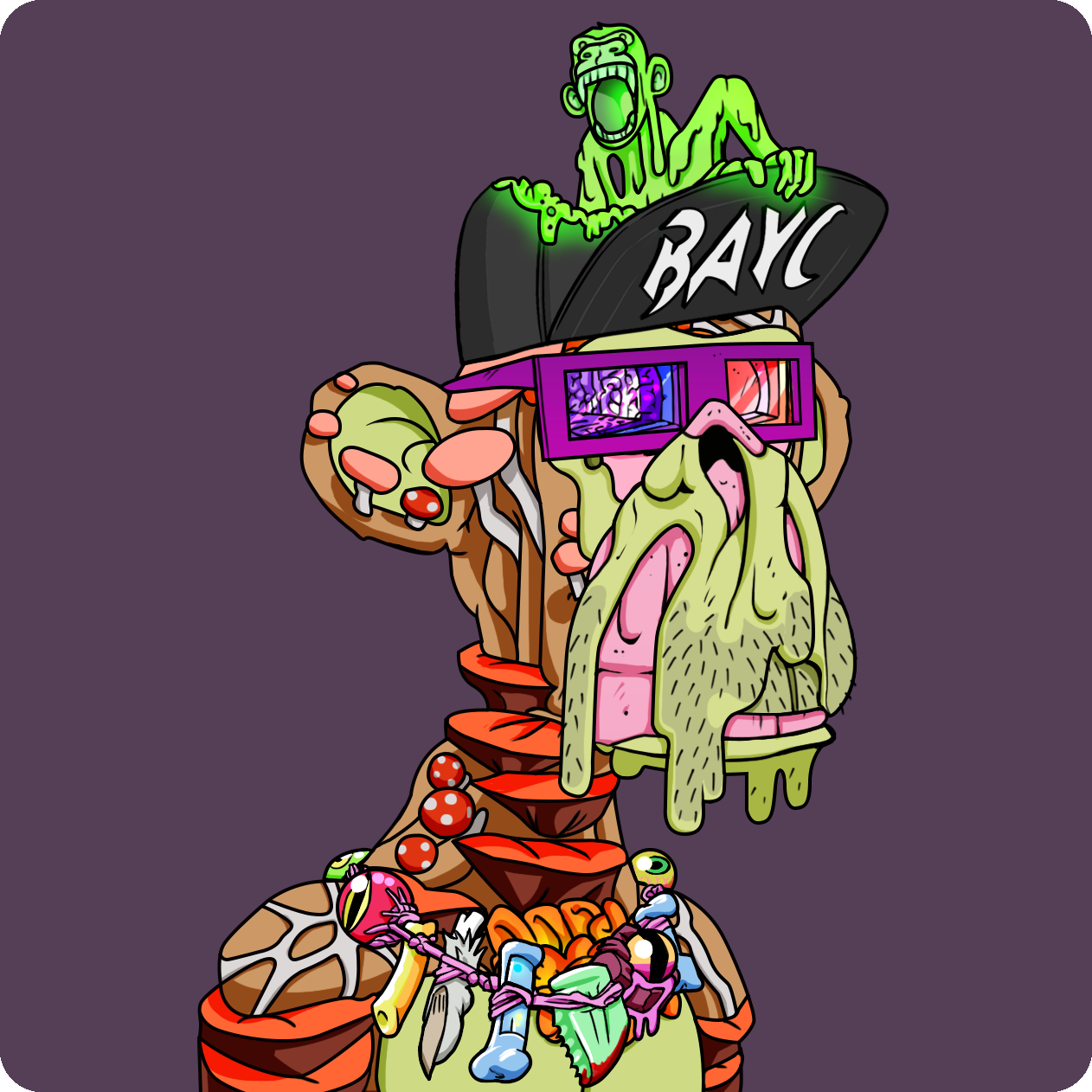 Yuga Labs - Mutant Ape Yacht Club - NFT # 10876