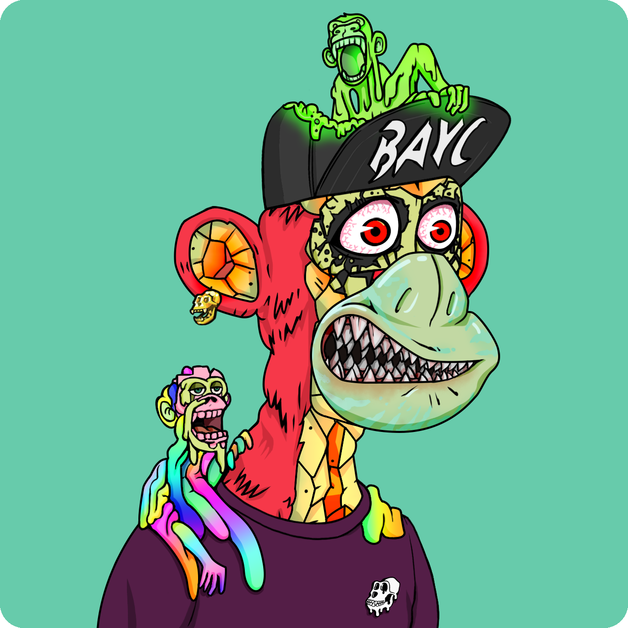 Yuga Labs - Mutant Ape Yacht Club - NFT # 65